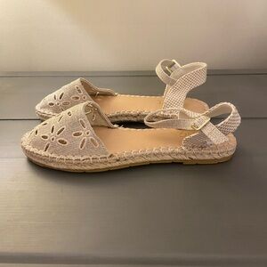 Beige sandals, size 8.5